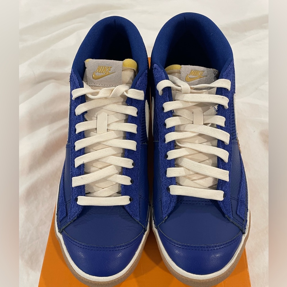 Nike Royal Blue and White Sneakers